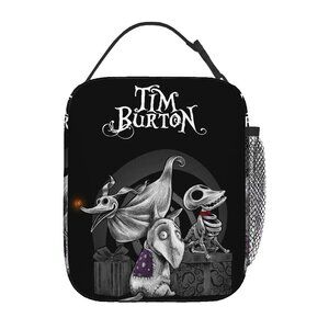 Tim Burton Dogs Insulated Lunch Bag Nightmare Zero Frankenweenie Corpse Bride